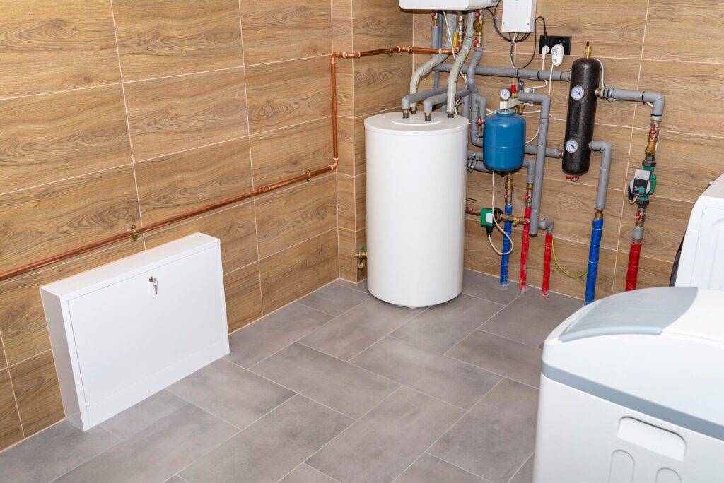 Residential water heater and plumbing system installed in Jurupa Valley